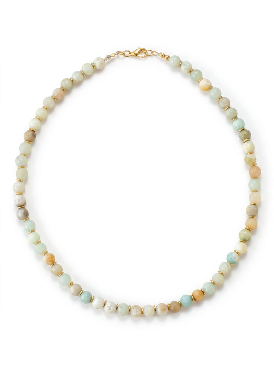 ⁦שרשרת אבני אמזונייט⁩ – תמונה ⁦4⁩