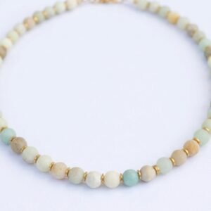 ⁦שרשרת אבני אמזונייט⁩ – תמונה ⁦1⁩