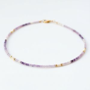 ⁦שרשרת אבני אמטיסט⁩ – תמונה ⁦6⁩