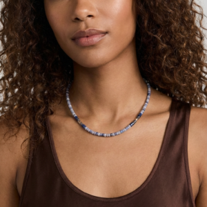 Sodlite, Lapis Lazuli and Hematite Stone Necklace - Image 2