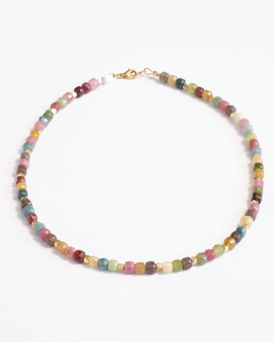 ⁦שרשרת אגת במיני צבעים⁩ – תמונה ⁦4⁩