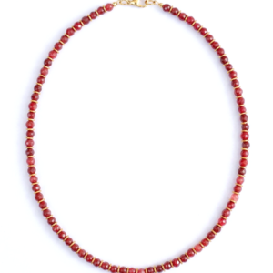 ⁦שרשרת אגת בצבע רובי⁩ – תמונה ⁦2⁩